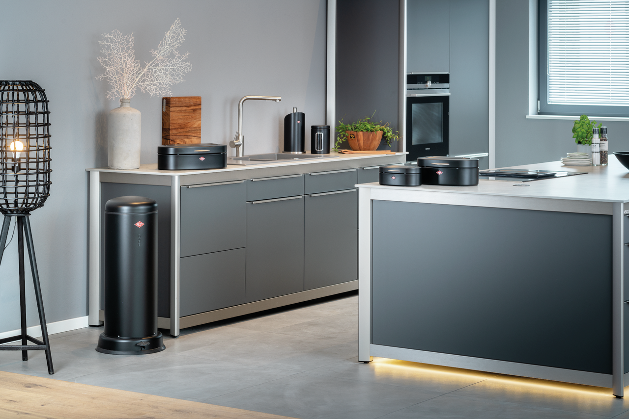 WESCO® Big Baseboy 30, Standmülleimer, schwarz