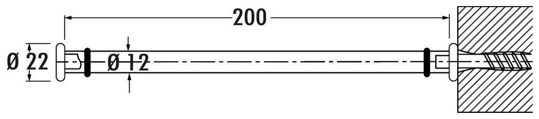 Naber 3021009, Akro Edelstahl matt