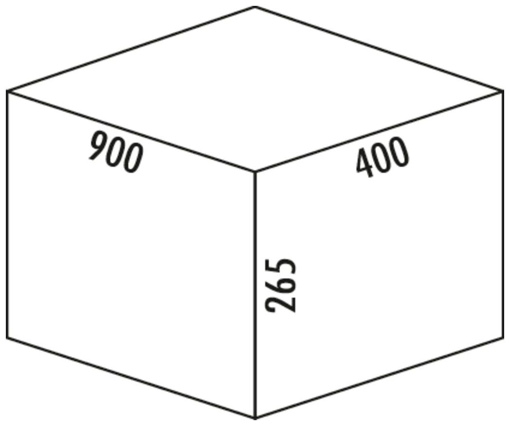 WESCO® Pullboy Versa® 265 K/900-4, anthrazit, H 265 mm