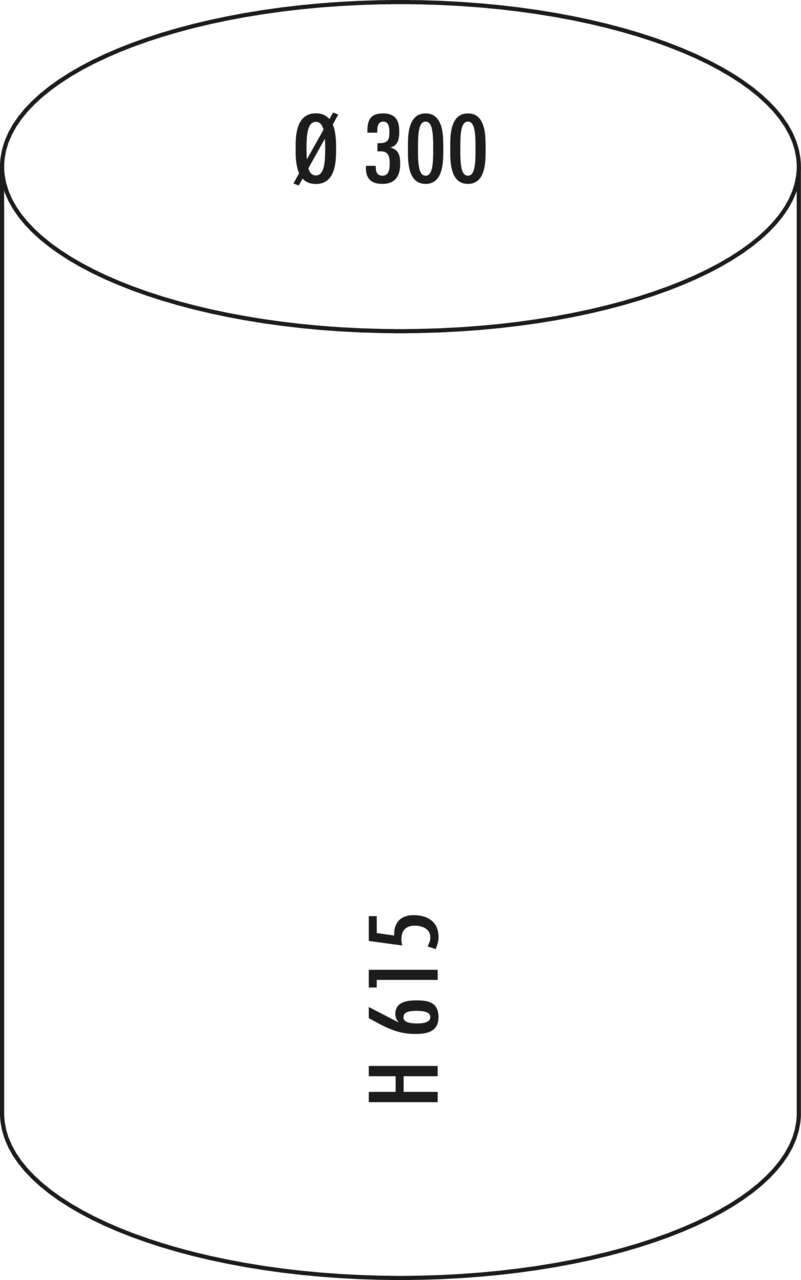 WESCO® Standascher, Edelstahl