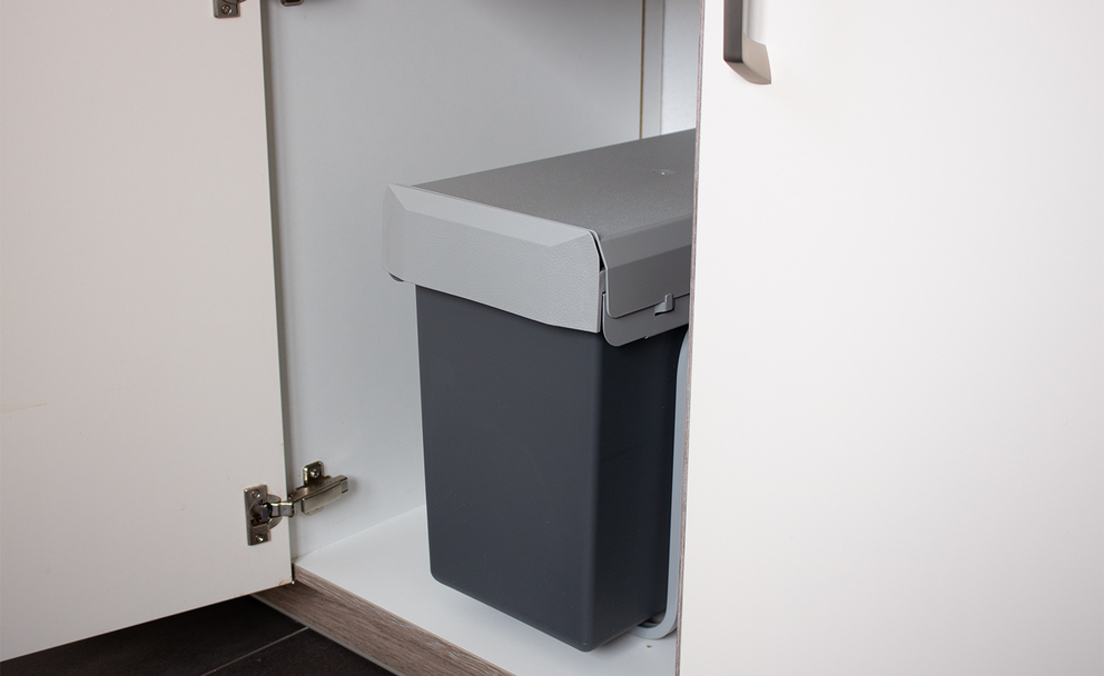 Abfallsammler 2-fach US 30 2x15 L grau