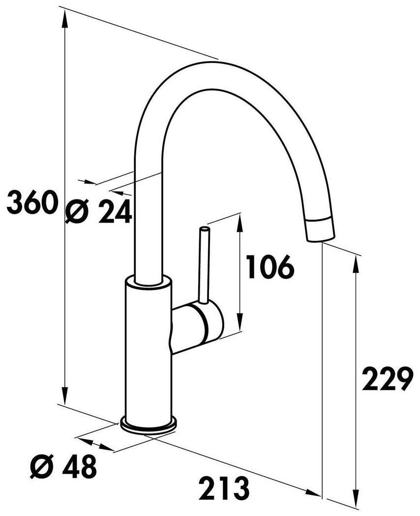Naber 5025042, SERVIZIO Namor® 5 robinetterie de fenêtre, acier inoxydable, haute pression