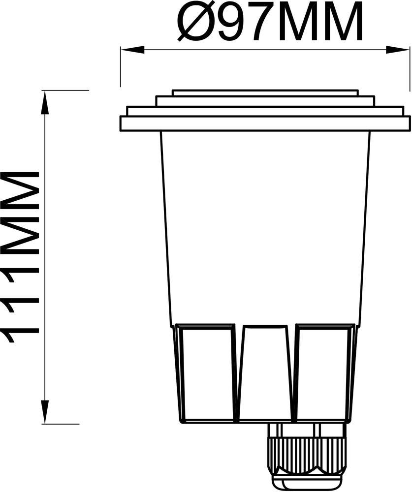 Deko-Light 730474, Bodeneinbauleuchte Aton rund Set, GU10, max. 7W, IP67, Erkelenz