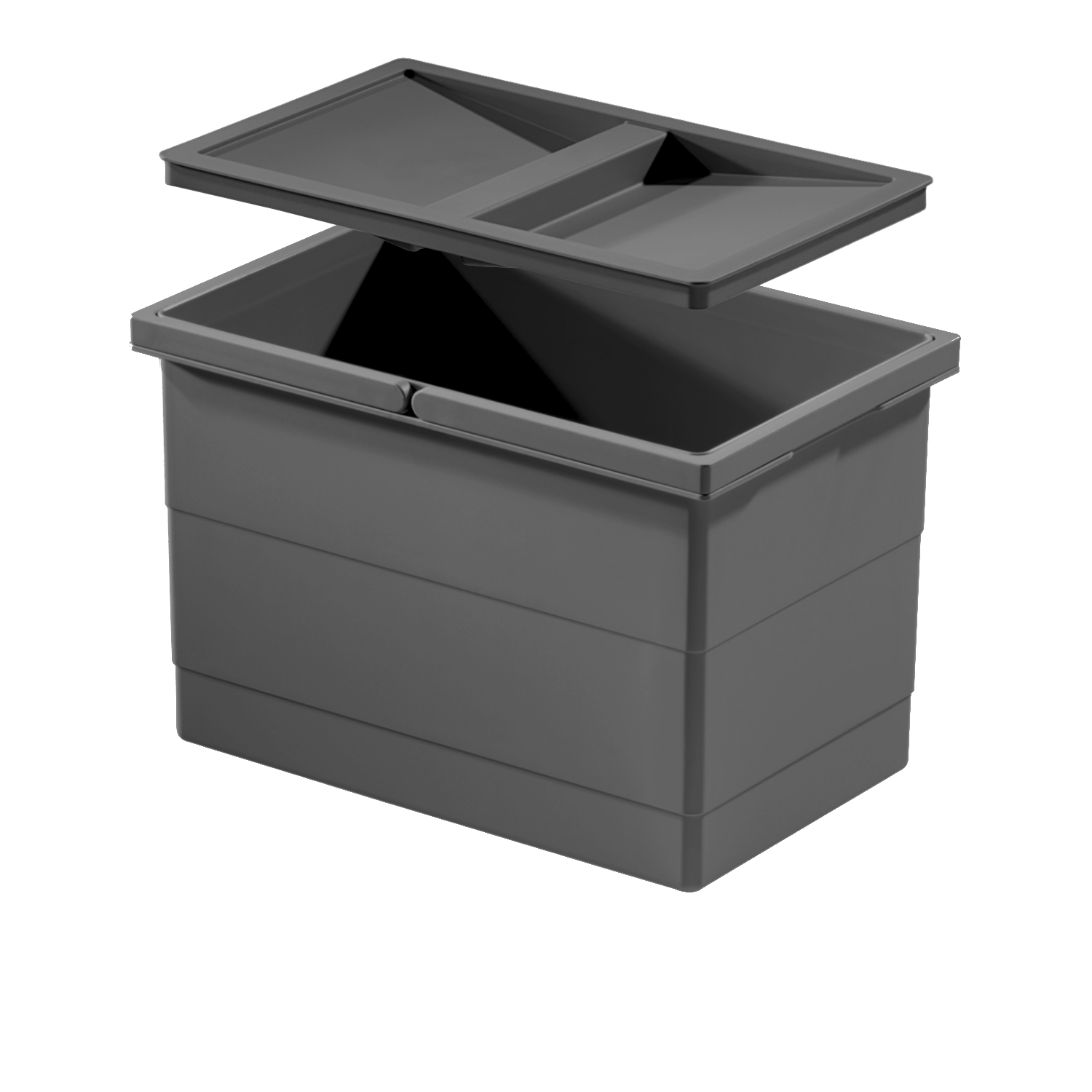 HAILO 1136309, inner bin 14 litres dark grey