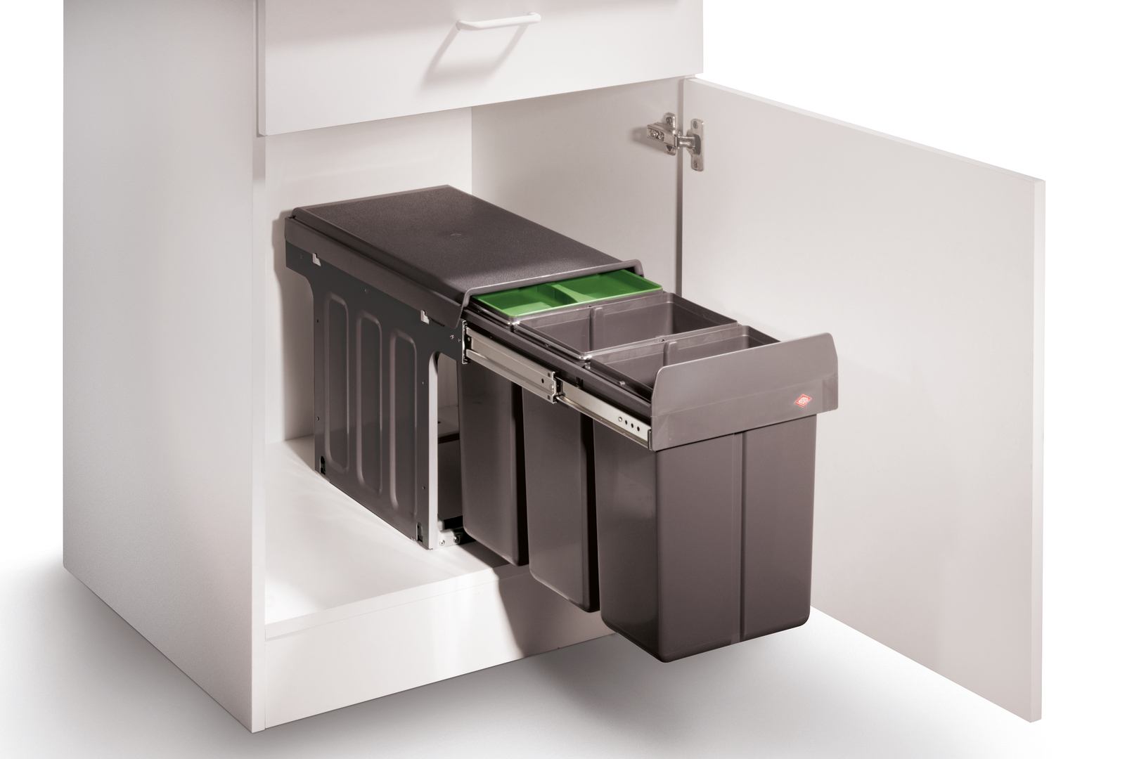 WESCO® Profiline Trio-Boy 345 S/300-3, mit Biodeckel, anthrazit