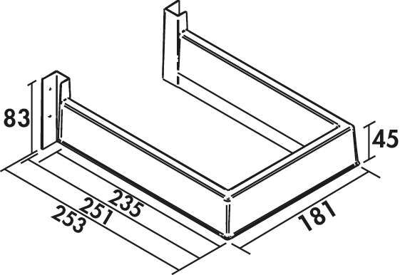 Naber 8032201, Passo Siphonschutz 1, oriongrau