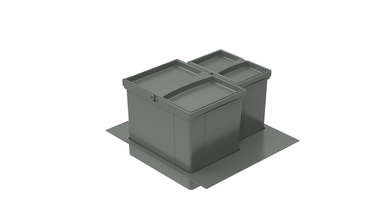WESCO® Pullboy Versa 265 K/500-2, oriongrau, H 265 mm