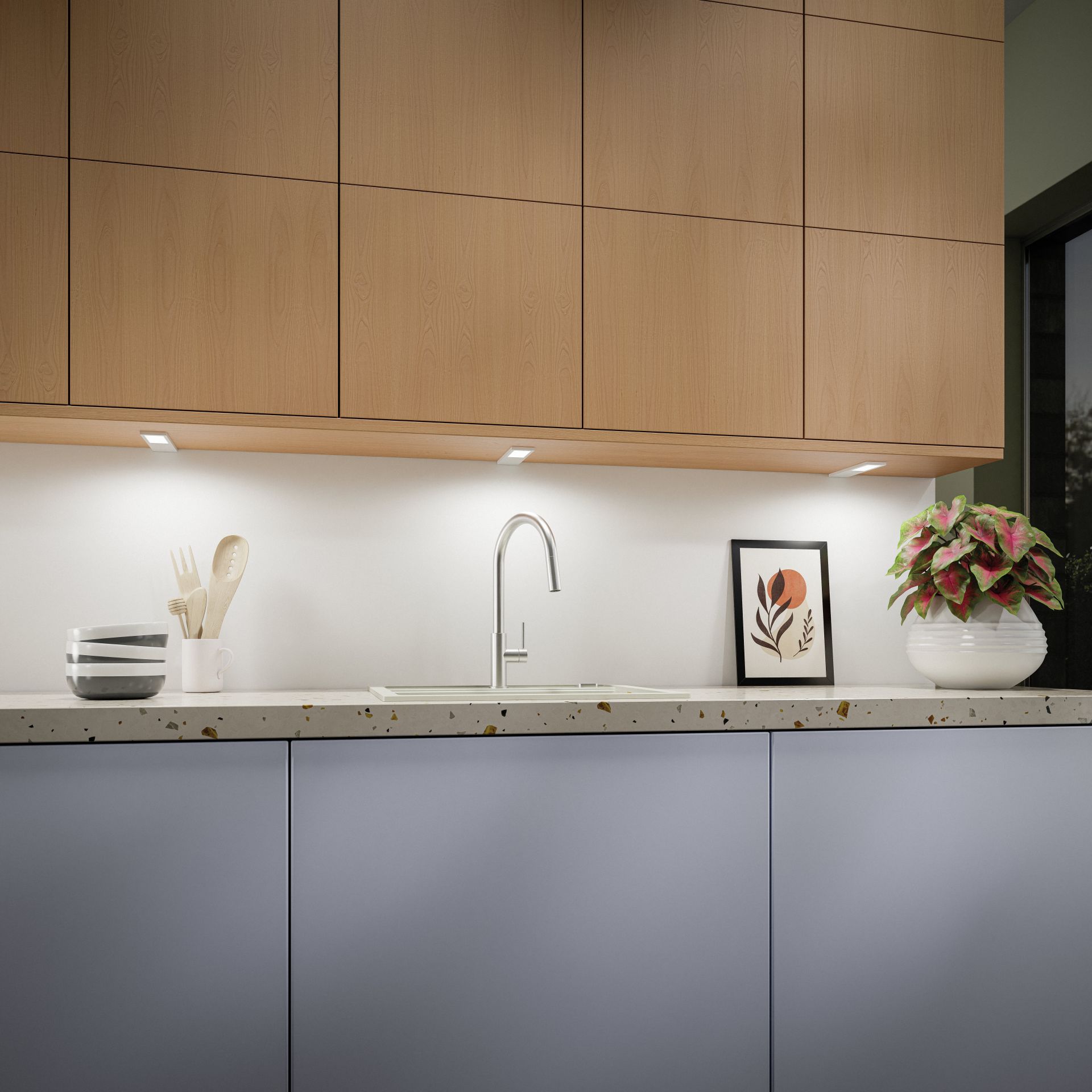 Naber 7062303 Livello LED Set-3, aluminiumkleurig, met verpakkingsschade