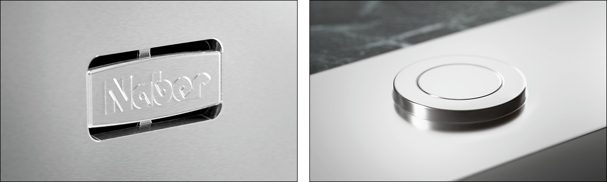 Naber 1013123, Corno Piu PRU3, Einbauspüle Edelstahl