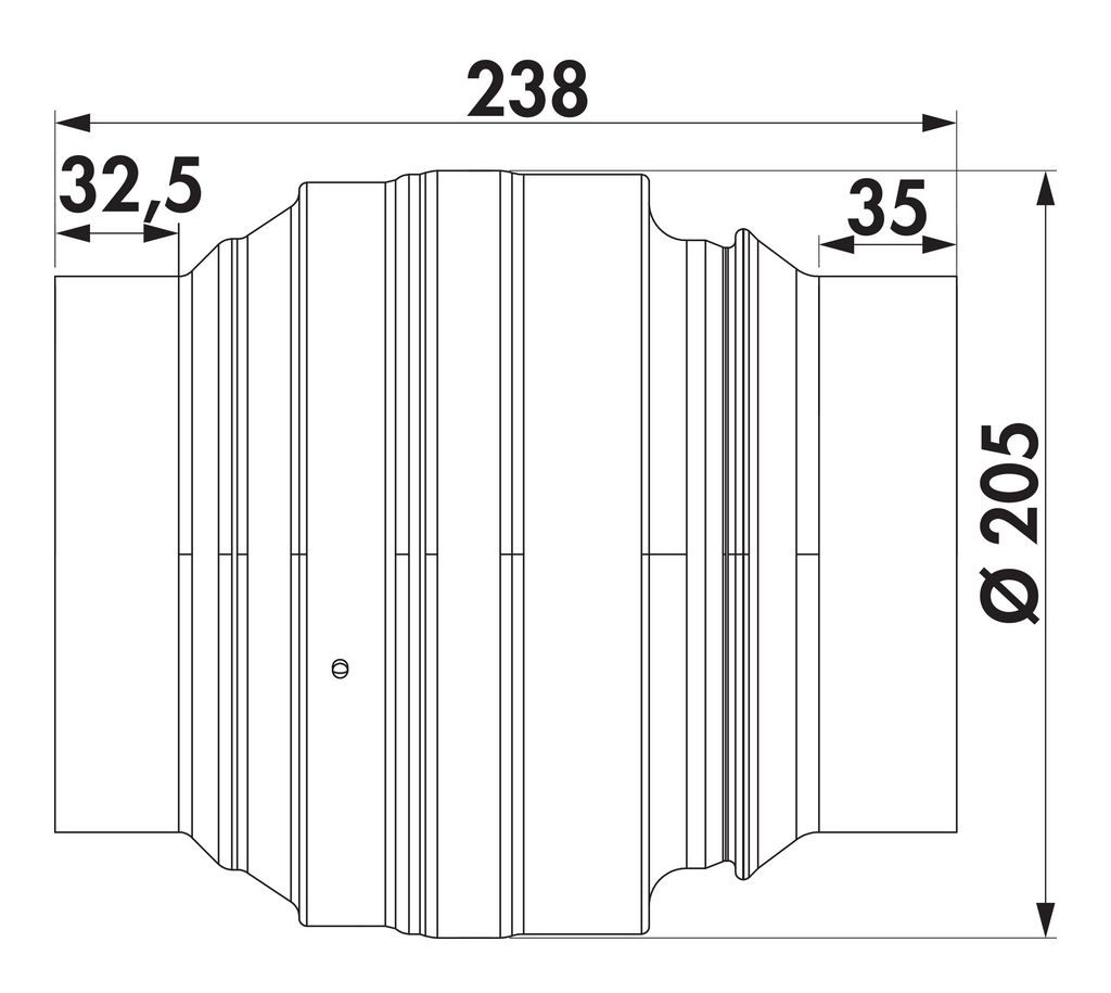 Naber 4061040, Absperrvorrichtung/Brandschutzklappe 150, verzinkter Stahl, Erkelenz