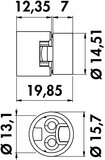 MEC Driver LED-bewegingsmelder, opbouwbehuizing