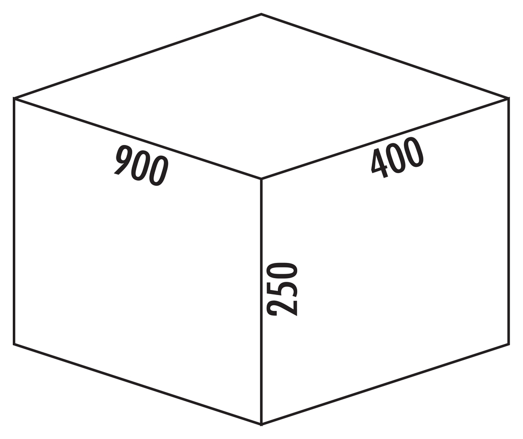 Naber 8013387, Cox Stand-UP® 250 S/900-4, ohne Biodeckel, anthrazit, H 250 mm, Erkelenz