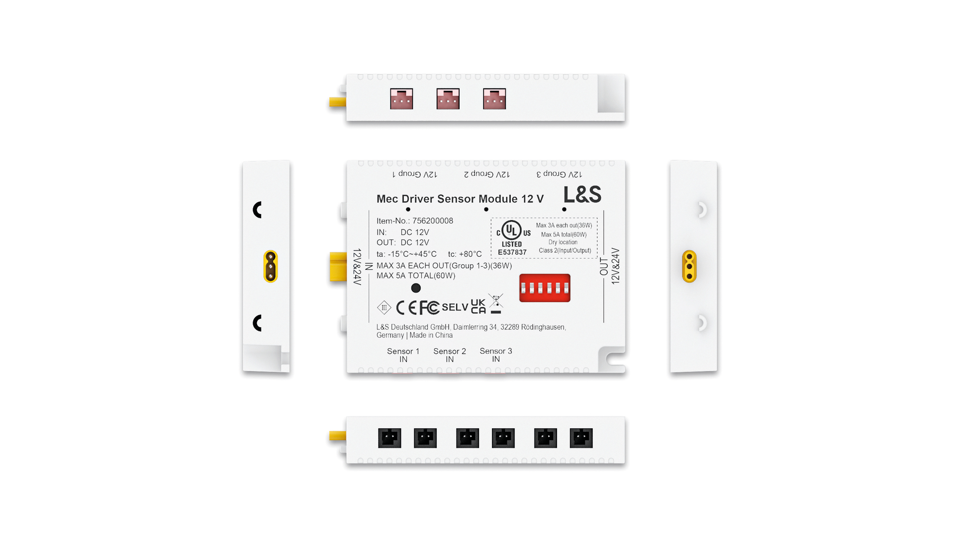 MEC Driver LED-schakelmodule, 12 V