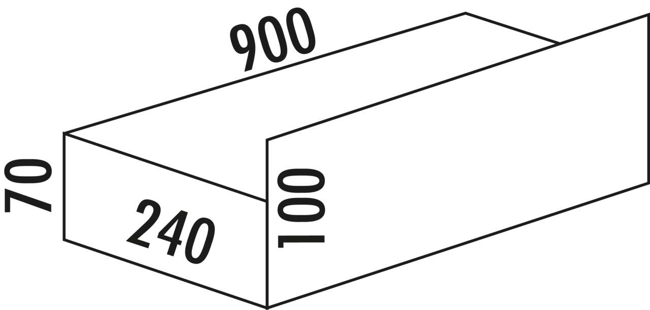 Naber 8013551, Cox Base-Board® 900, anthrazit