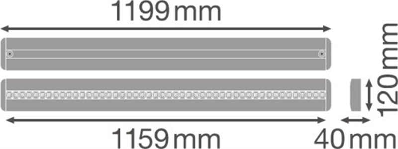 Ledvance Linear Indiviled Direct 1200 34W 3000K LED Büroleuchte, Erkelenz