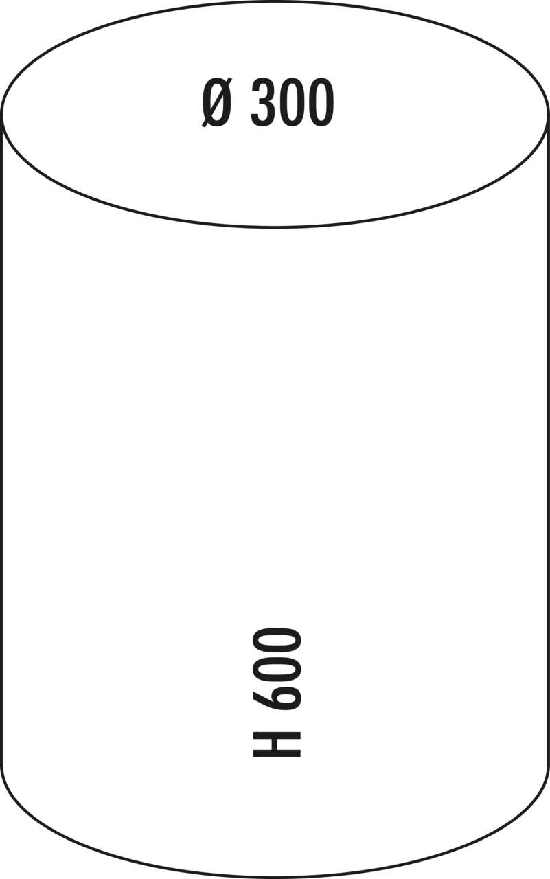 WESCO® Capboy Maxi, Standmülleimer, graphit matt