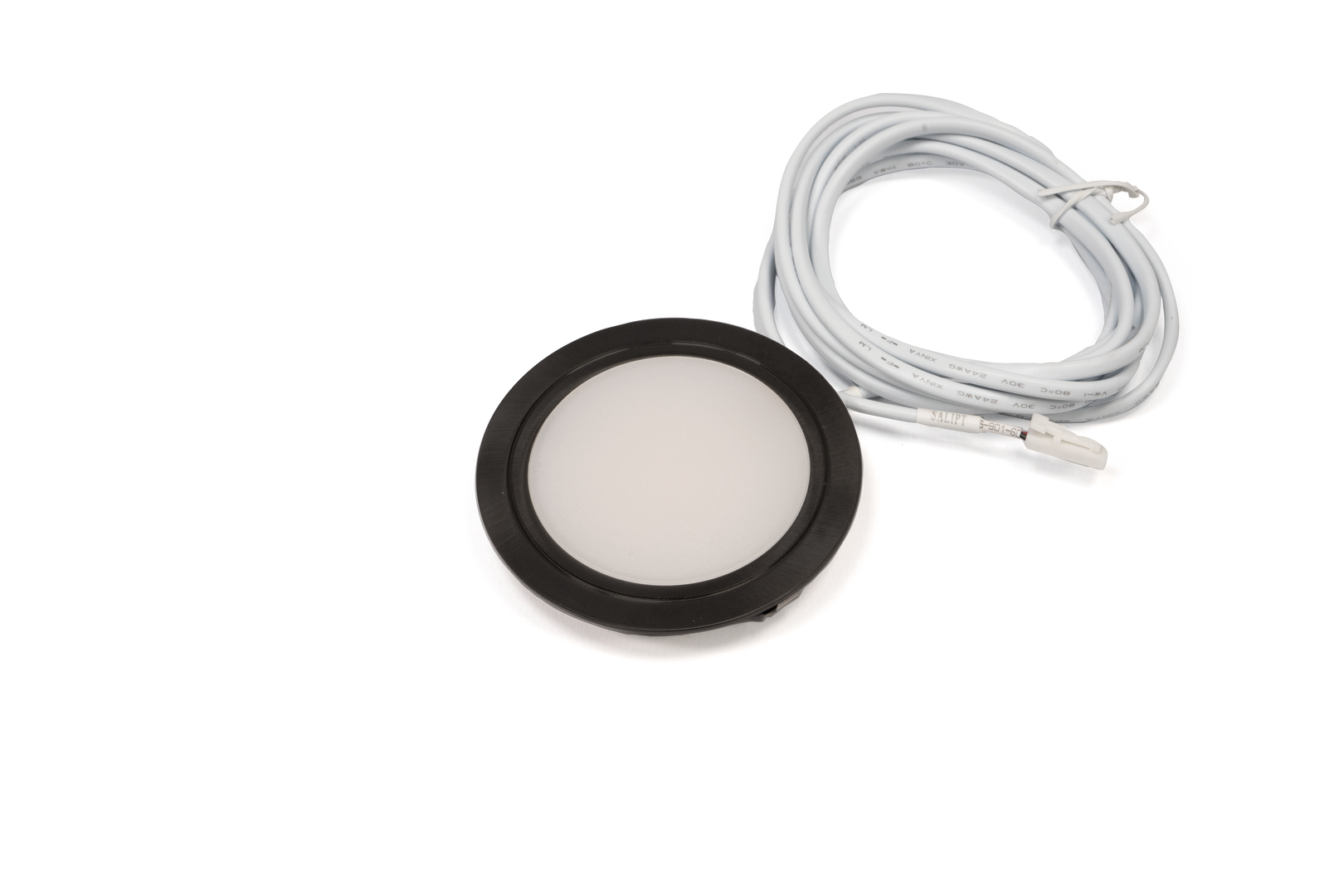 Anelli Farbwechsel LED 2, Einzelleuchte ohne Schalter, schwarz matt