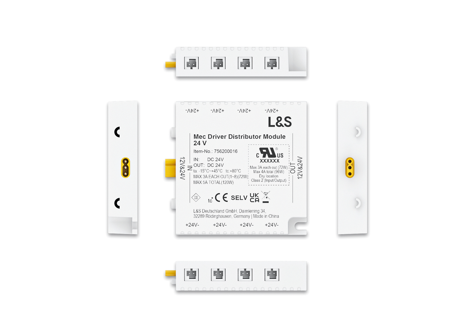 MEC Driver LED-verdeelmodule, 24 V