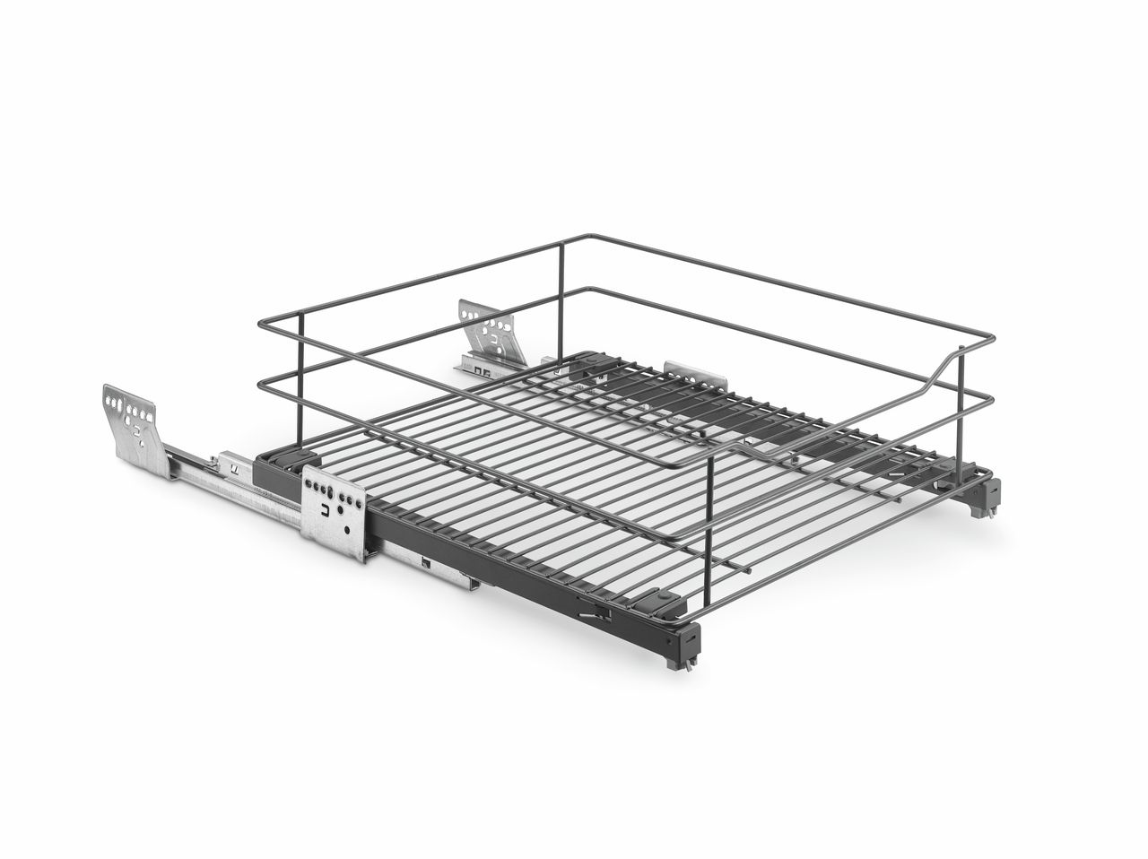 Naber 8031181, Innenauszug Classic, 500 mm Schrank, verchromt